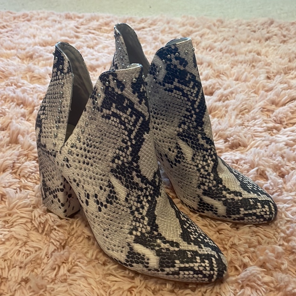 Steve Madden Rockstar Snakeskin Booties - Picture 4 of 9